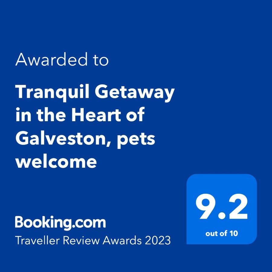 Tranquil Getaway In The Heart Of Galveston, Pets Welcome מראה חיצוני תמונה
